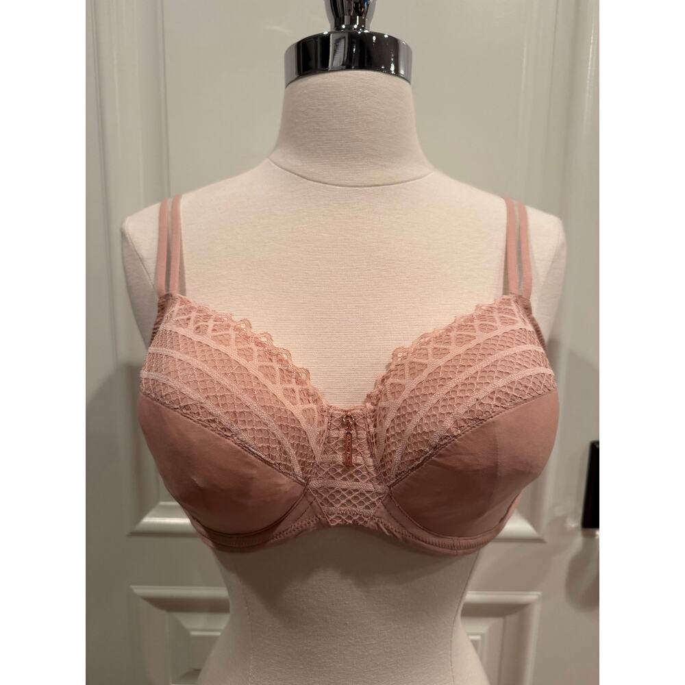 Prima Donna Twist East End Full Cup Underwire Bra 36D Powder Rose Unpadded